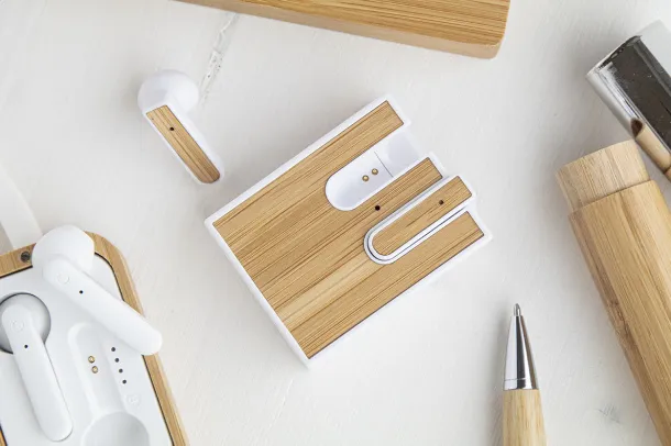 Rabsody bluetooth earphones White Natural