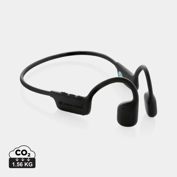  Urban Vitamin Glendale RCS rplastic air conductive headphone - Urban Vitamin Black