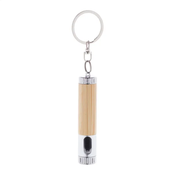 Raboo privjesak za ključeve sa svjetiljkom Srebrna Prirodna