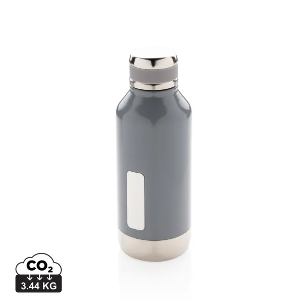  Leak proof vacuum bottle with logo plate - XD Collection Siva