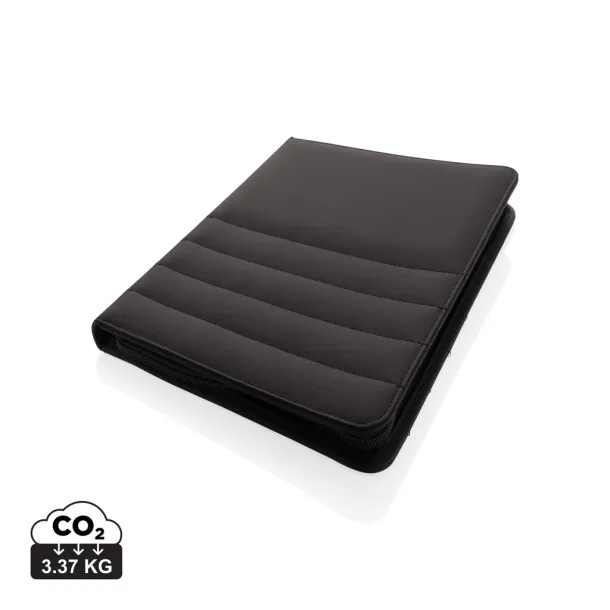  A4 Impact AWARE™ portfolio od RPET-a s patentnim zatvaračem - XD Xclusive Crna