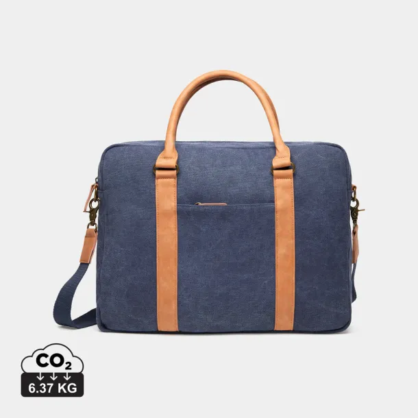  VINGA Bosler platnena torba za laptop, 16" - Vinga navy