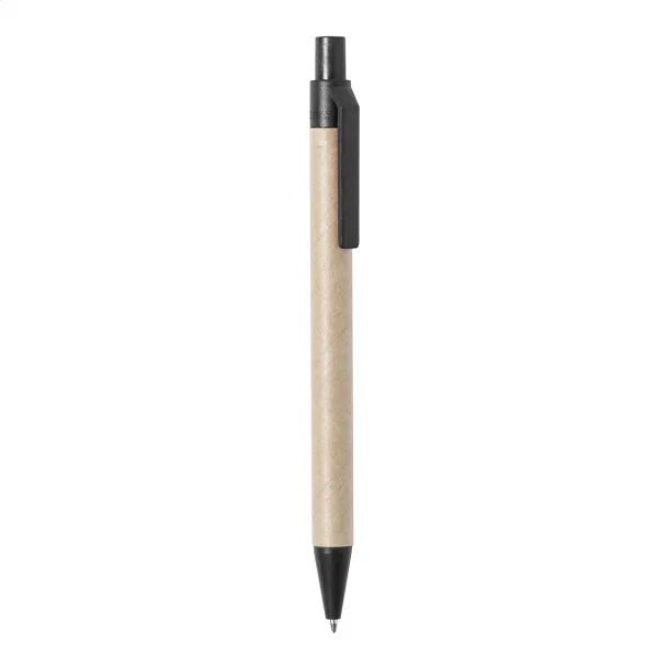 Wepel ballpoint pen Black Natural
