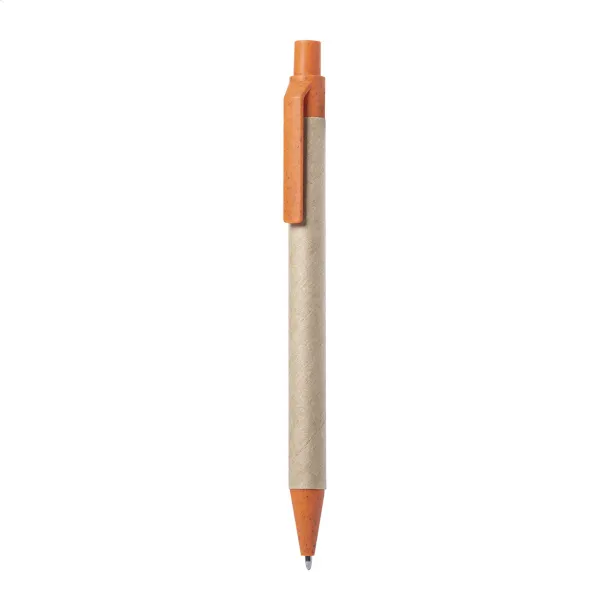 Wepel ballpoint pen Orange Natural
