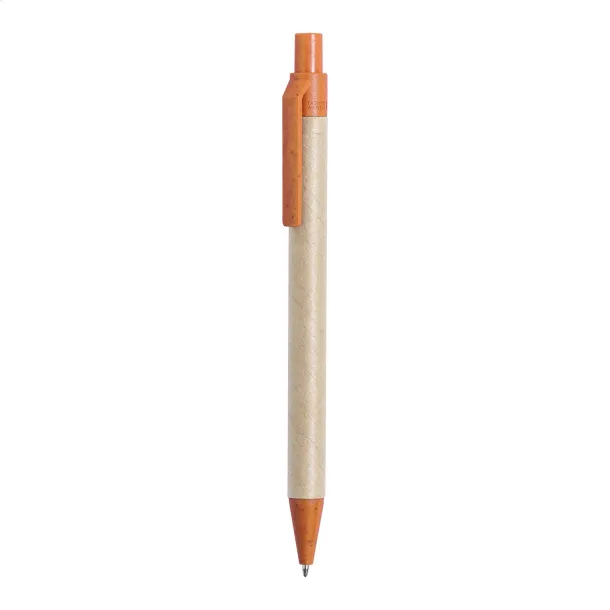 Wepel ballpoint pen Orange Natural