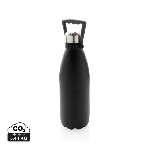  RCS Recycled stainless steel large vacuum bottle 1.5L - XD Collection Black