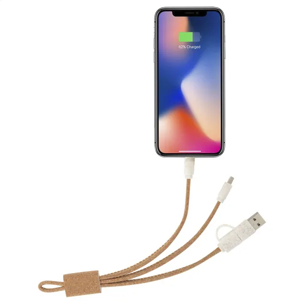 Koruku USB kabel za punjenje Prirodna