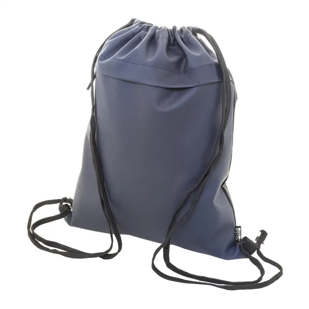Pudrow RPET drawstring bag Dark blue