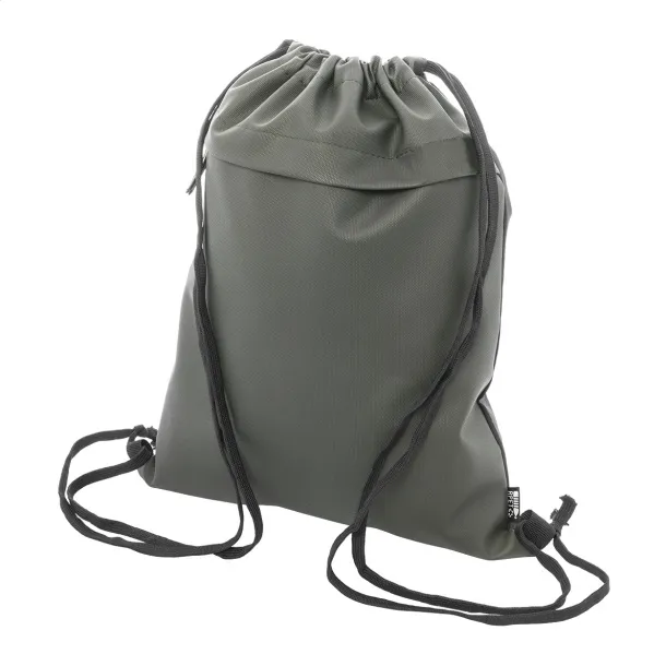 Pudrow RPET drawstring bag Green