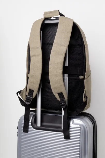 Rebyss Back ruksak od recikliranog pamuka, 15" Bež