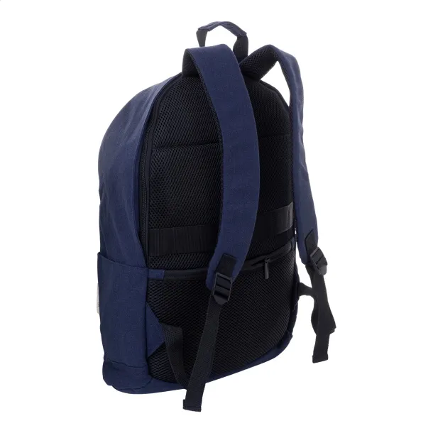 Rebyss Back ruksak od recikliranog pamuka, 15" Tamno plava