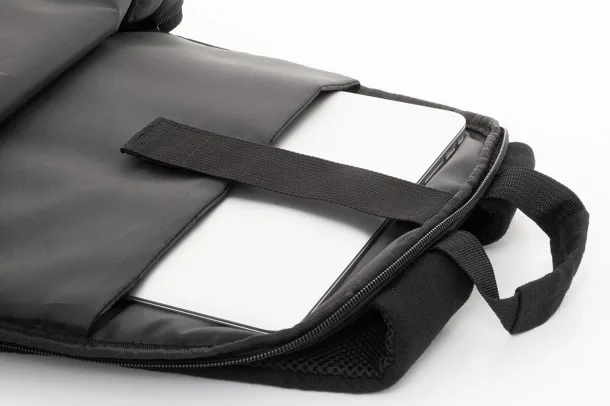Rebyss Back ruksak od recikliranog pamuka, 15" Crna