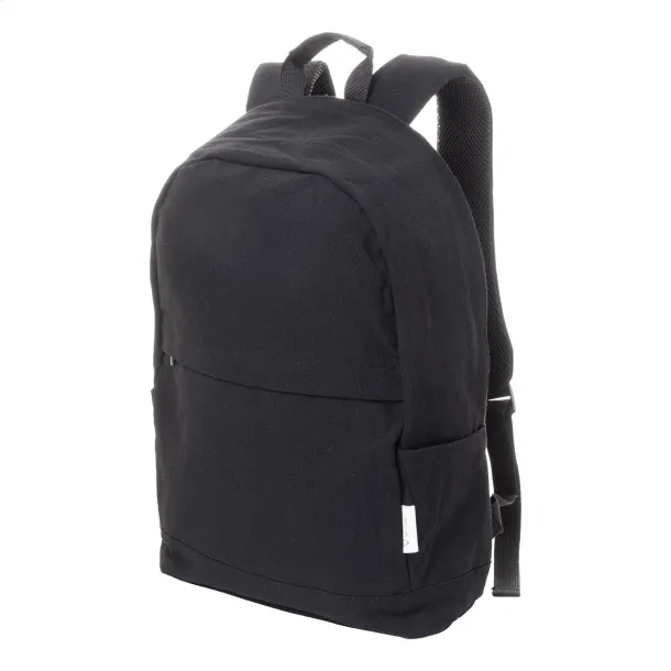 Rebyss Back ruksak od recikliranog pamuka, 15" Crna