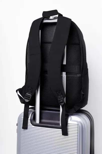 Rebyss Back ruksak od recikliranog pamuka, 15" Crna