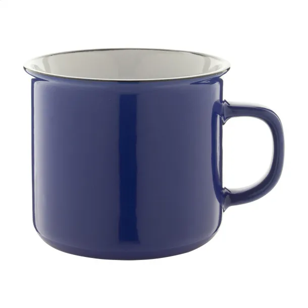 Woodstock vintage mug Blue White