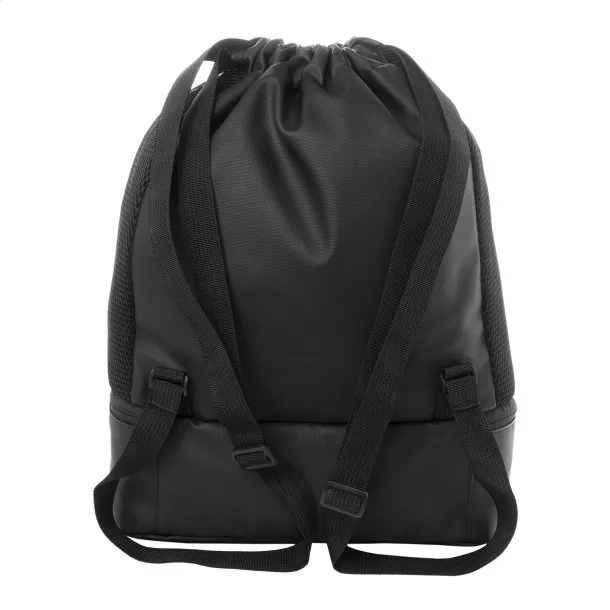 Duodraw RPET drawstring bag Black