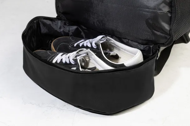 Duodraw RPET drawstring bag Black