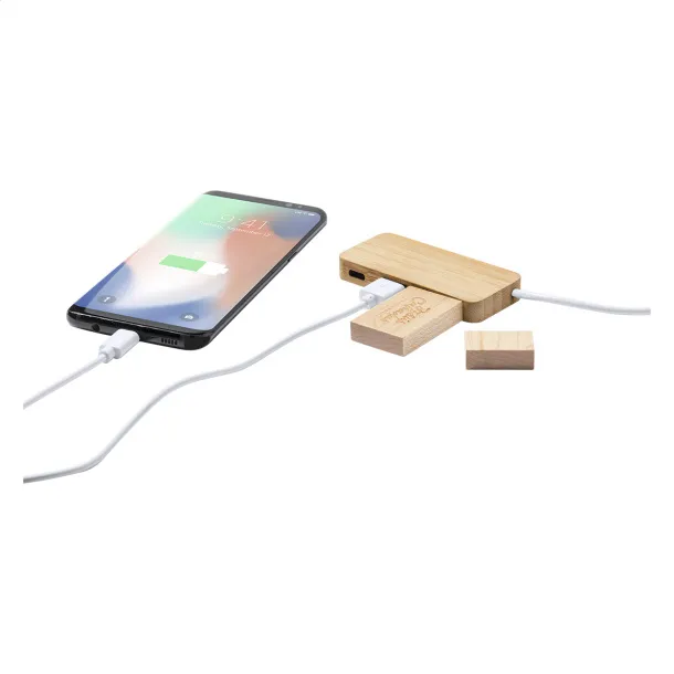 BooHub USB hub Prirodna