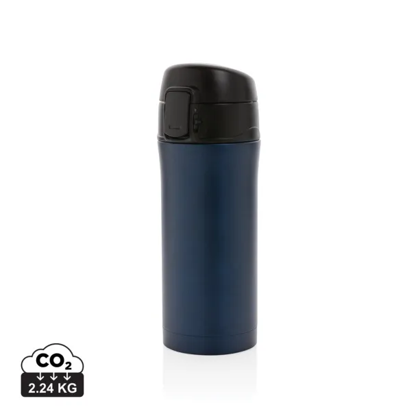  Metallic easy lock vacuum mug - XD Collection Plava