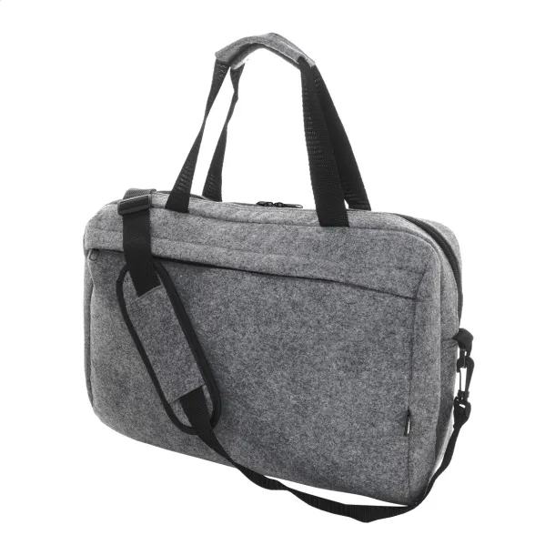 Refelt Docu torba za dokumente RPET filca, 15" Siva