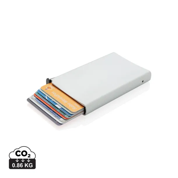  Standard aluminium RFID cardholder - XD Collection Silver