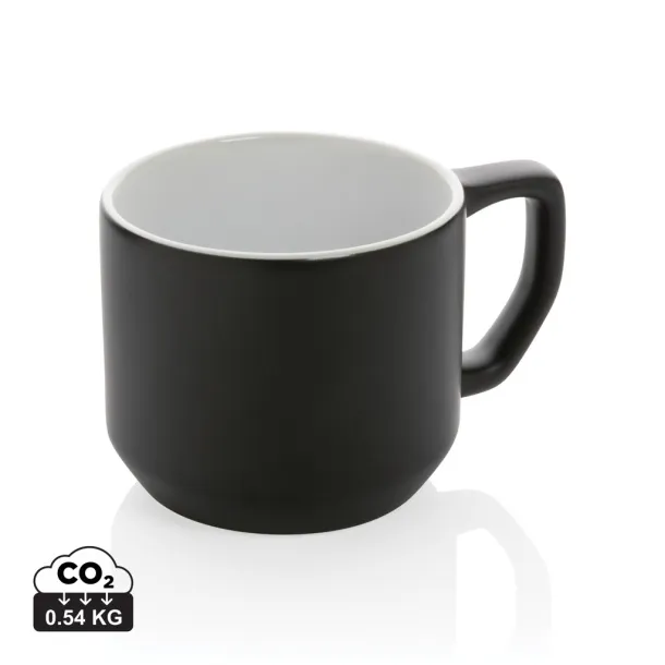  Ceramic modern mug - XD Collection Black White