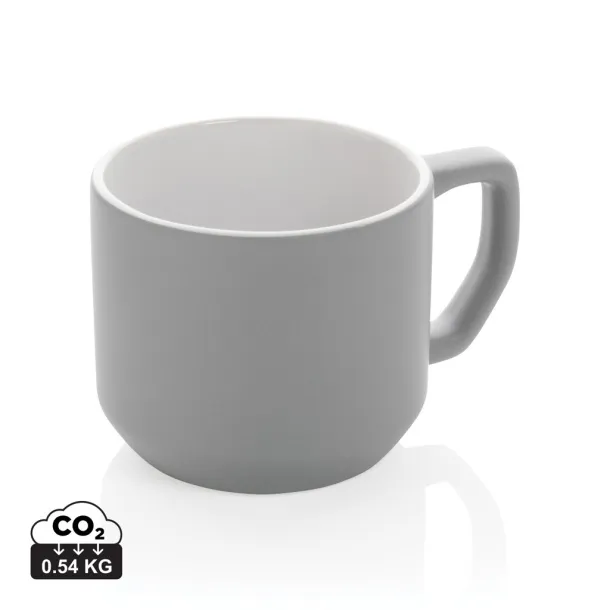  Moderna keramička šalica - XD Collection Siva