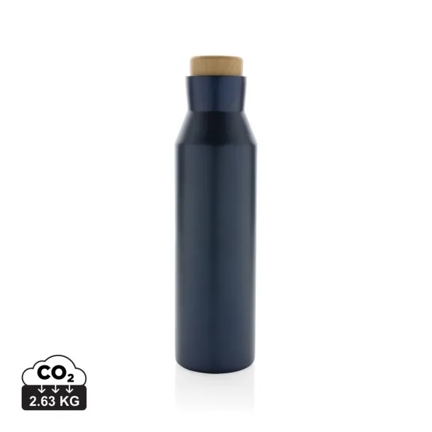  Gaia vakuum boca od RCS certificiranog recikliranog nehrđajućeg čelika, 600 ml - XD Collection Plava