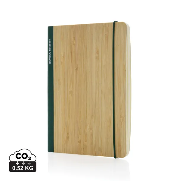  Scribe A5 notes od bambusa - XD Collection Zelena