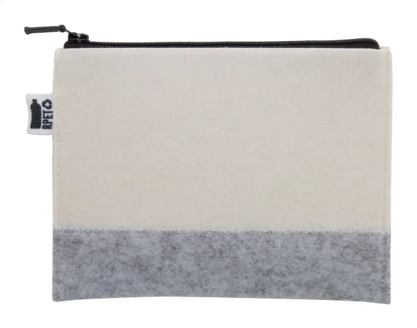CreaFelt Beauty M custom cosmetic bag White Grey