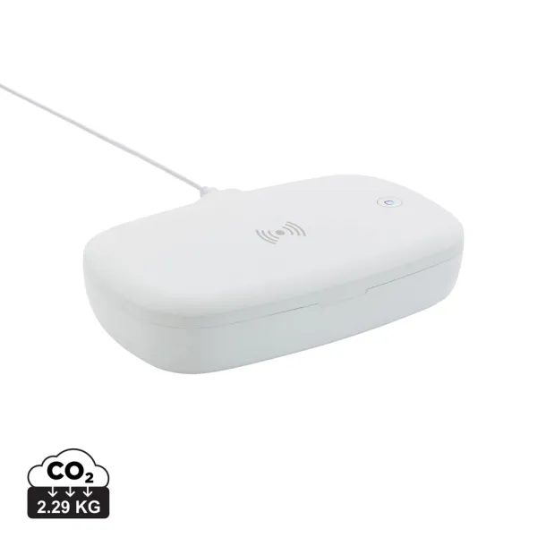  UV-C sterilizator s bežičnim punjačem 5W - XD Collection Bijela