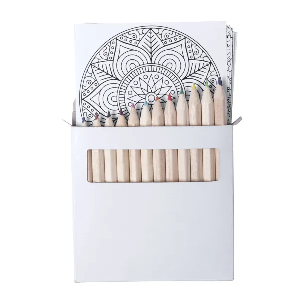 Condala mandala colouring set White