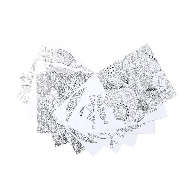 Condala mandala colouring set White