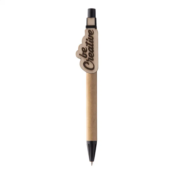 CreaClip Eco ballpoint pen Black Natural