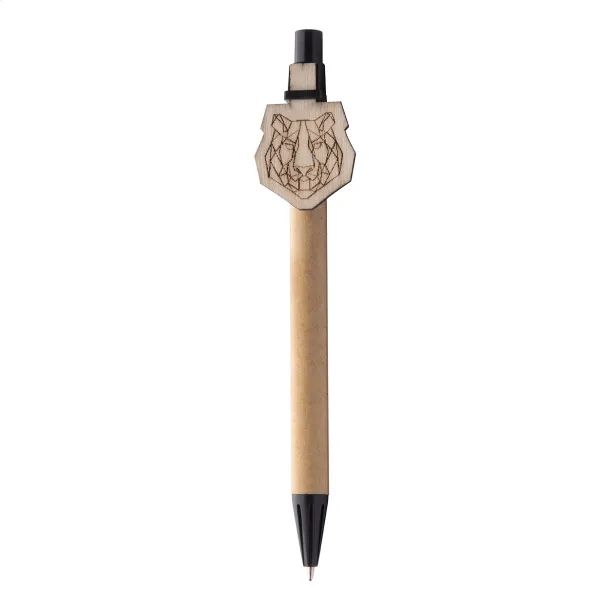 CreaClip Eco ballpoint pen Black Natural