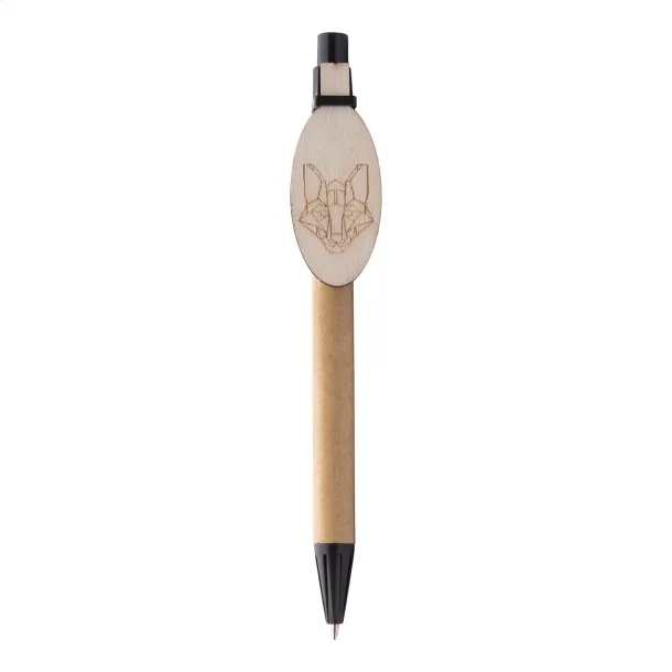 CreaClip Eco ballpoint pen Black Natural