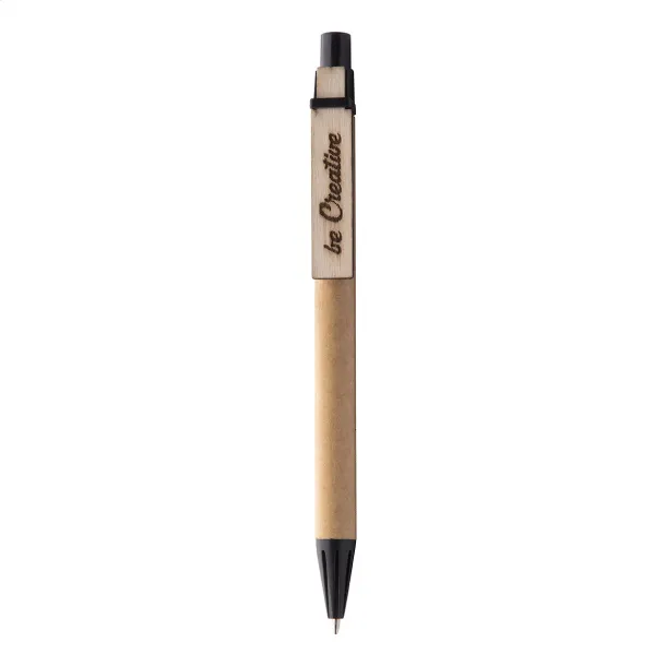 CreaClip Eco ballpoint pen Black Natural