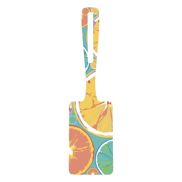 London luggage tag White