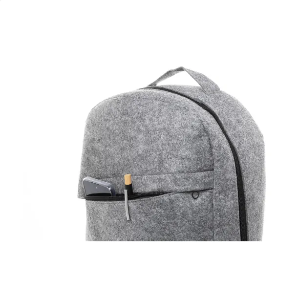 Refelt Back Ruksak od RPET filca, 15" Siva