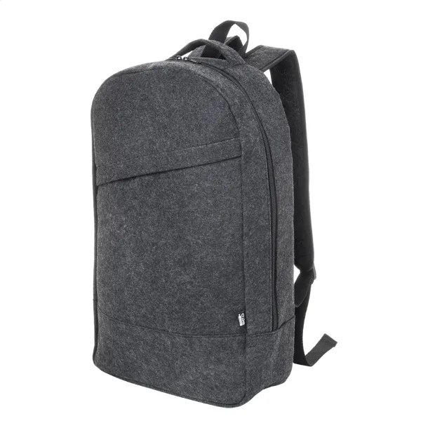 Refelt Back Ruksak od RPET filca, 15" Tamno siva