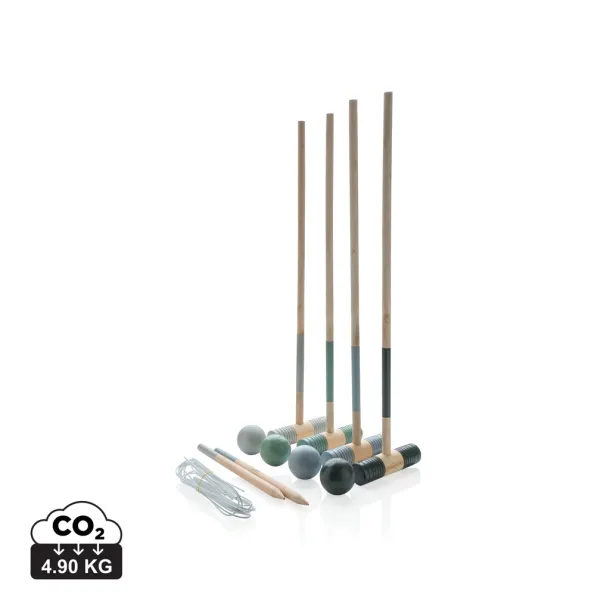  Wooden croquet set - XD Collection Brown
