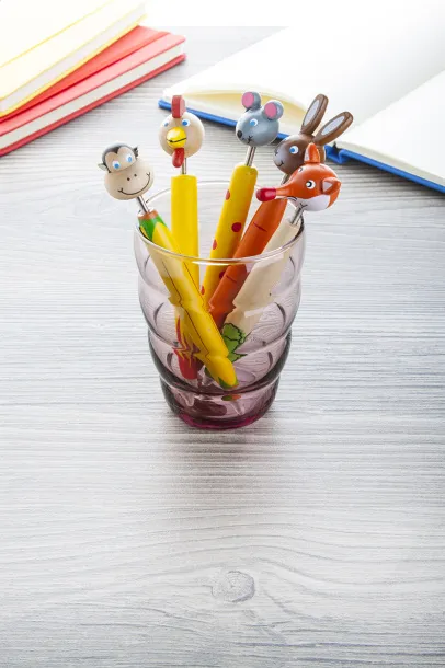 Zoom drvena kemijska olovka Narančasta