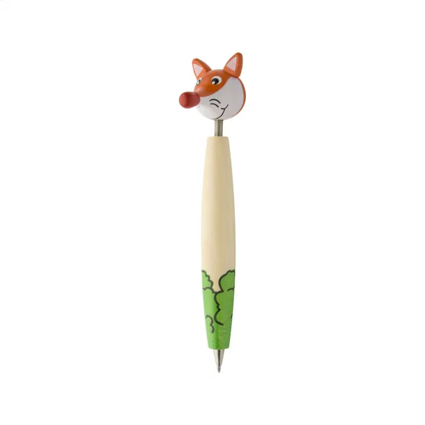 Zoom wooden ballpoint pen, rabbit Beige