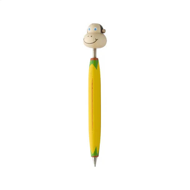 Zoom wooden ballpoint pen, rabbit Yellow