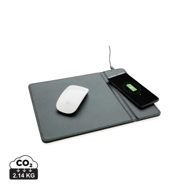  Mousepad with 5W wireless charging - XD Collection Black