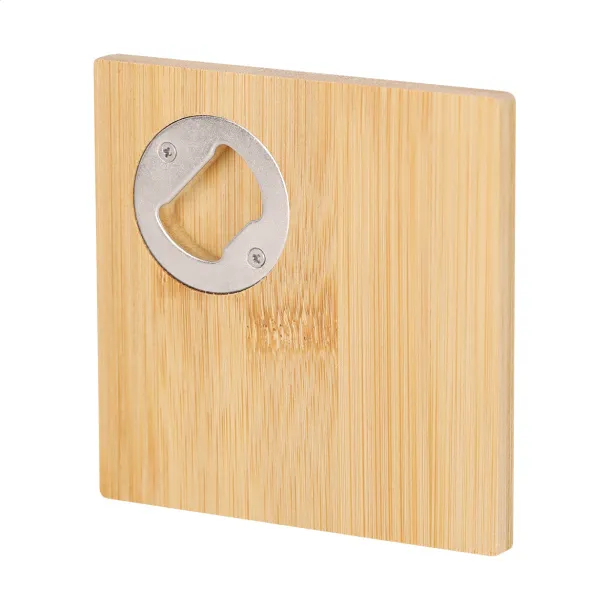 Squnito bottle opener coaster Natural