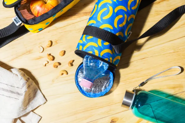 CreaCool Aqua personalizirana rashladna torba za boce Crna Bijela