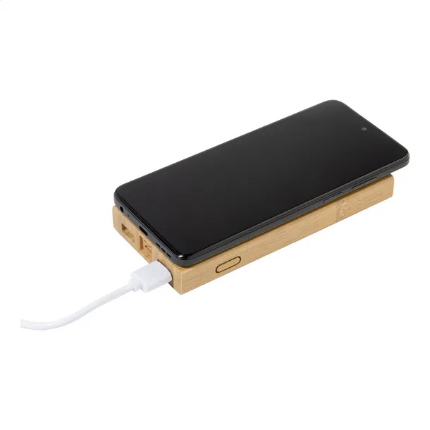 Wooster USB prijenosna baterija, 6000 mAh Prirodna