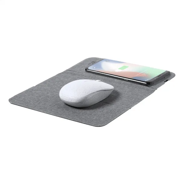 Chapati wireless charger mouse pad Grey