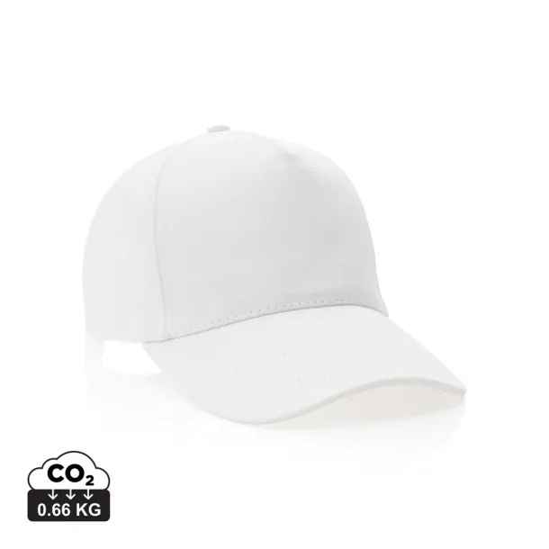 Impact 280gr kapa šilterica od recikliranog pamuka s AWARE™ tragačem - 5 panela - XD Collection Bijela